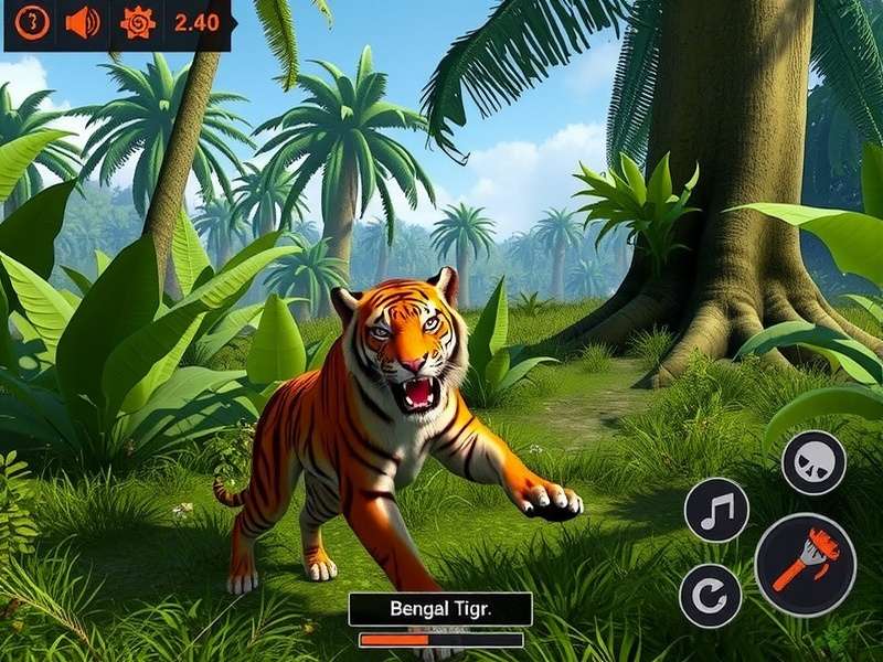 Predator Fury Jungle Beast Bengal Tiger Encounter